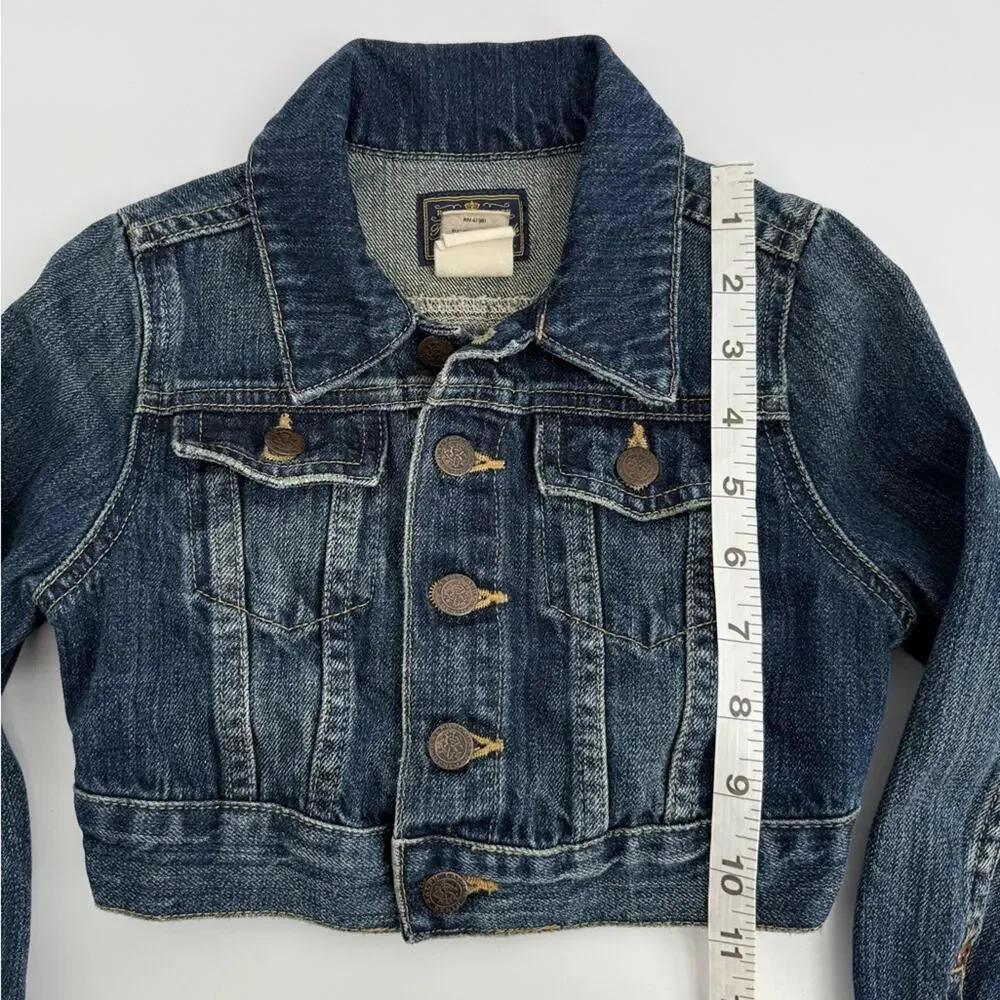 Ralph Lauren‎ Polo Goods Denim Crop Jacket 4/4T